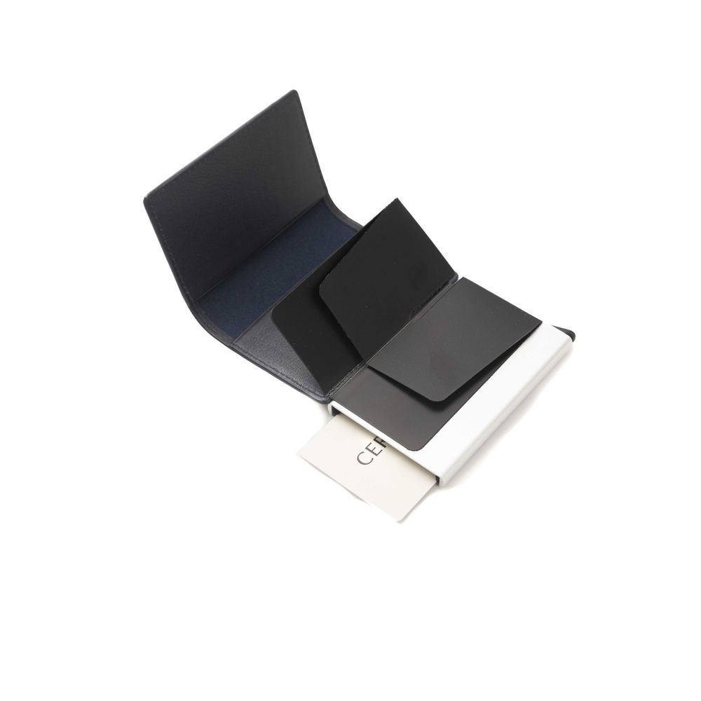 Cerruti 1881 Herren-Geldbörse aus blauem Kalbsleder