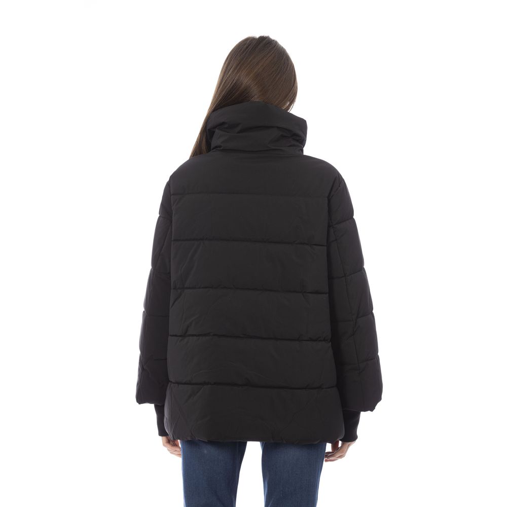 Baldinini Trend Schwarze Polyamid-Damenjacke
