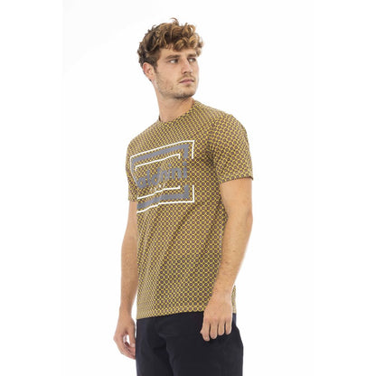 Baldinini Trend Graues Herren-T-Shirt aus Baumwolle