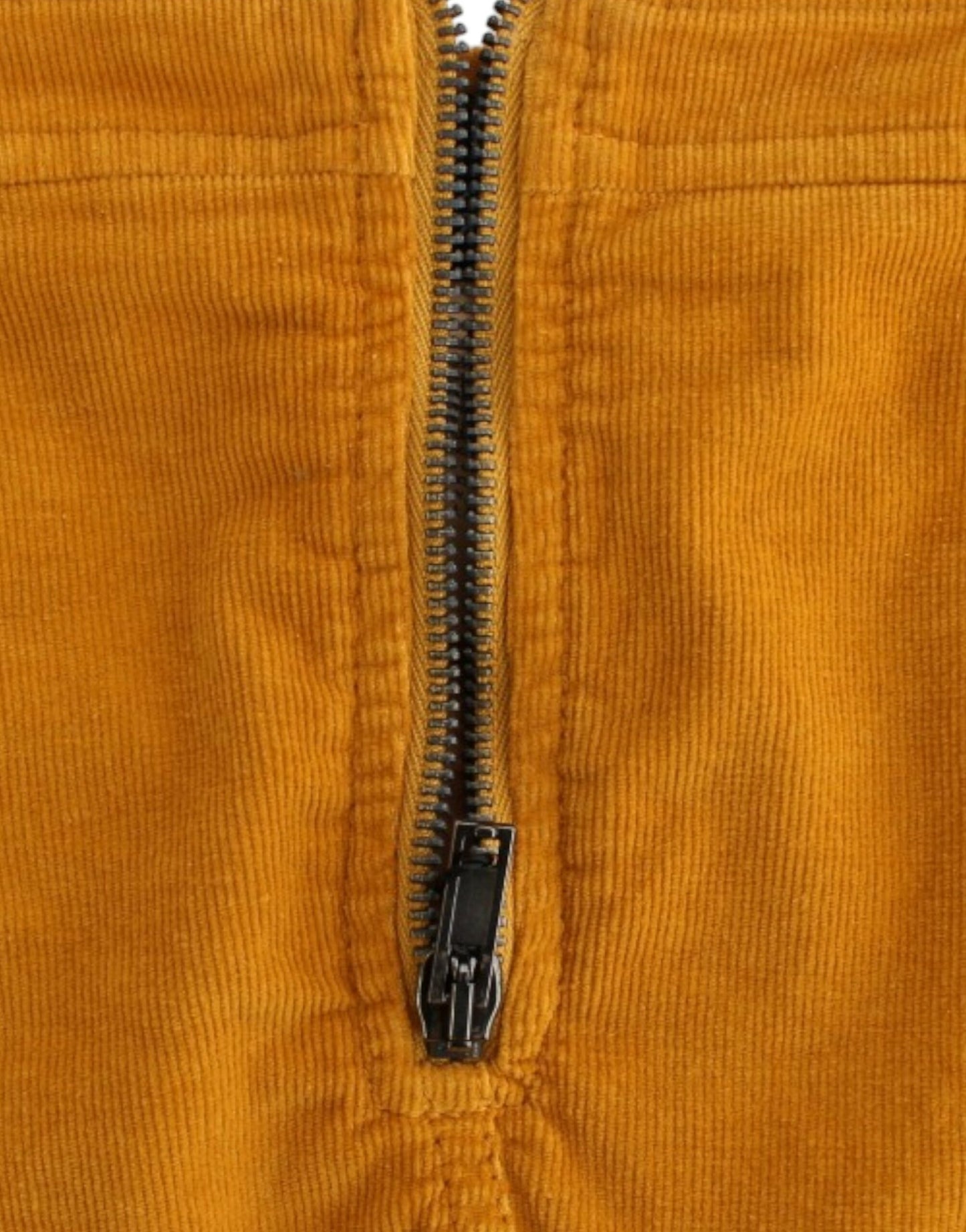 Costume National – Gelber Cord-Minirock