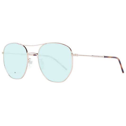 Tommy Hilfiger – Roségoldfarbene Unisex-Sonnenbrille