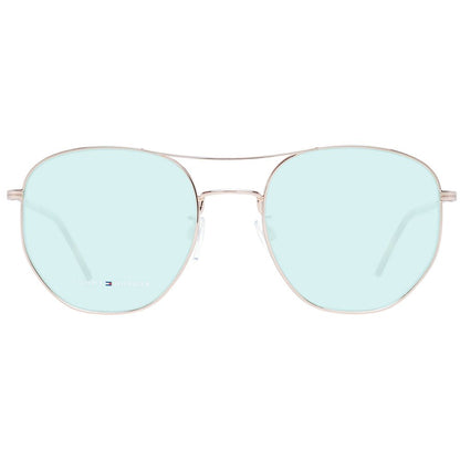 Tommy Hilfiger – Roségoldfarbene Unisex-Sonnenbrille