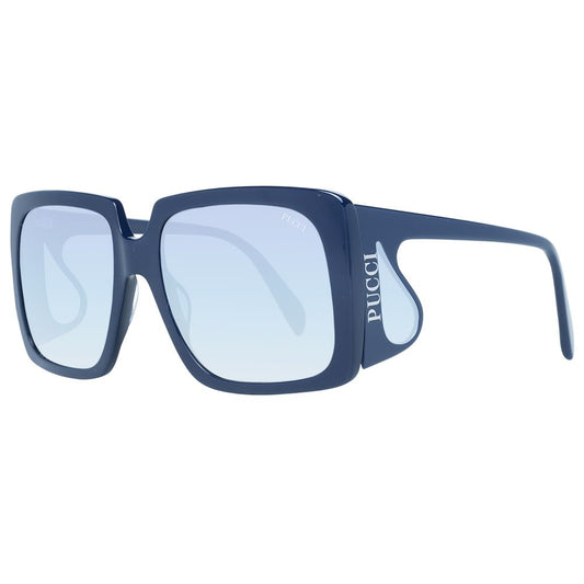 Emilio Pucci – Blaue Sonnenbrille aus Kunststoff