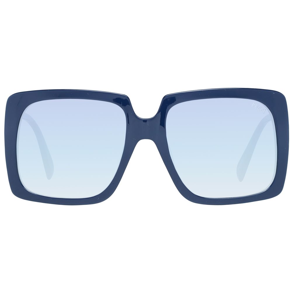 Emilio Pucci – Blaue Sonnenbrille aus Kunststoff
