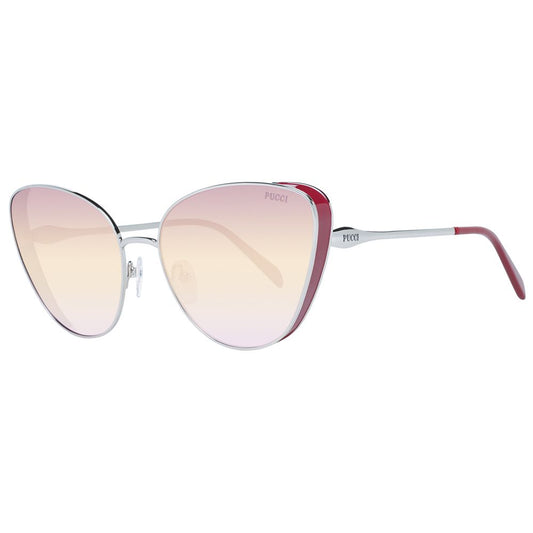 Emilio Pucci Silberne Damen-Sonnenbrille