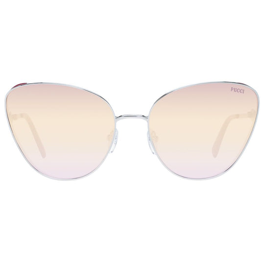 Emilio Pucci Silberne Damen-Sonnenbrille