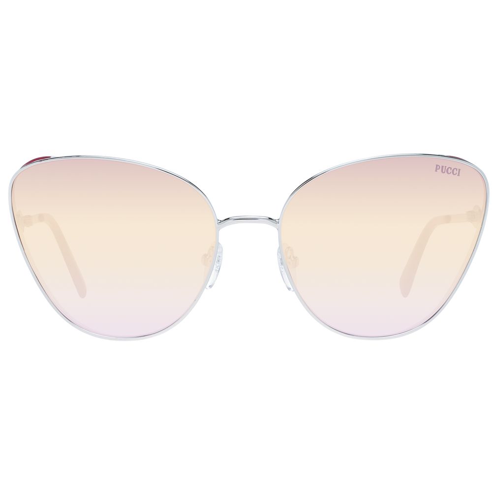 Emilio Pucci Silberne Damen-Sonnenbrille