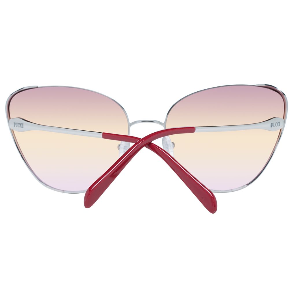 Emilio Pucci Silberne Damen-Sonnenbrille