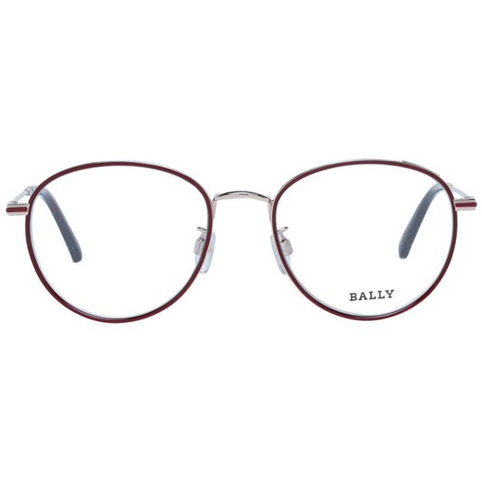 Bally Burgunder Unisex Brillengestell