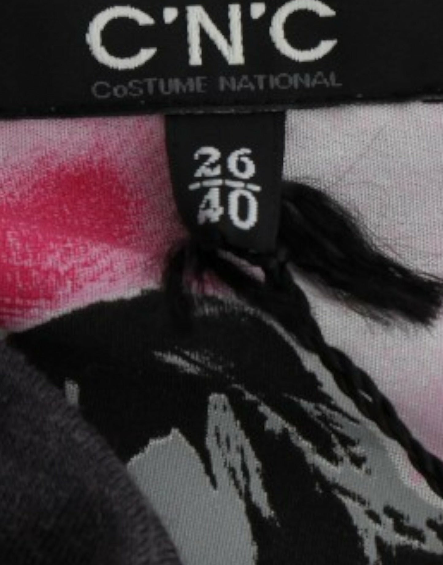 Costume National Graues gestricktes A-Linien-Kleid