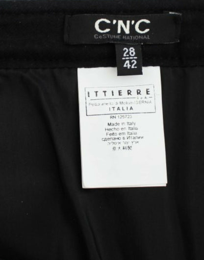 Costume National Grau karierter Minirock