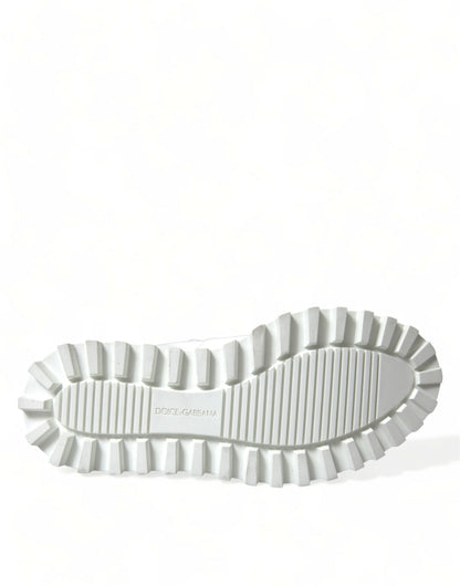 Dolce &amp; Gabbana Weiße Vulcano Trekking-Stiefeletten