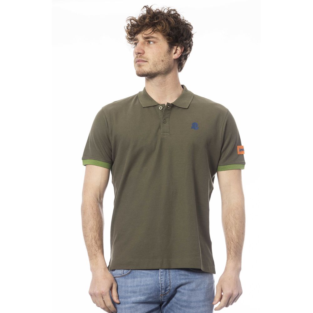 Invicta Grünes Poloshirt aus Baumwolle für Herren