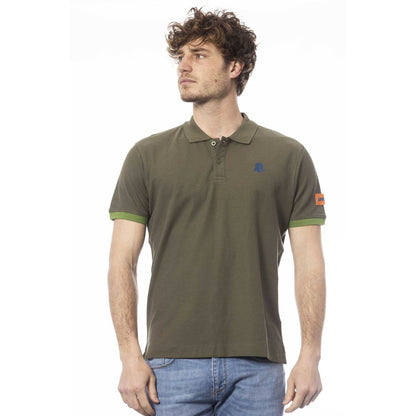 Invicta Grünes Poloshirt aus Baumwolle für Herren