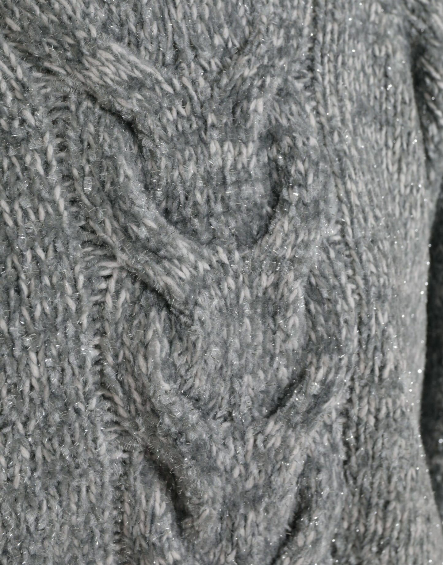 Dolce &amp; Gabbana Grauer Rollkragenpullover aus Kaschmir