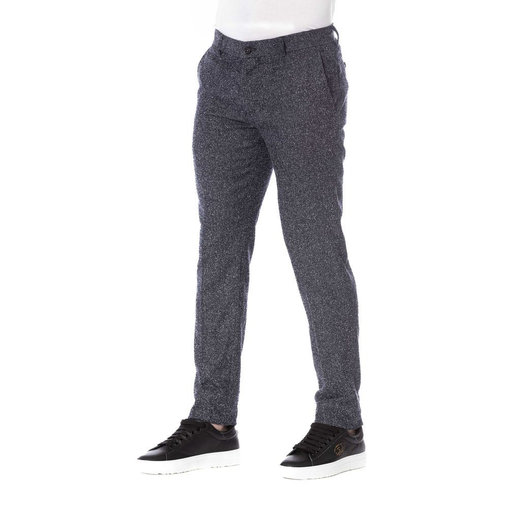 Trussardi Schwarze Baumwollhose für Herren