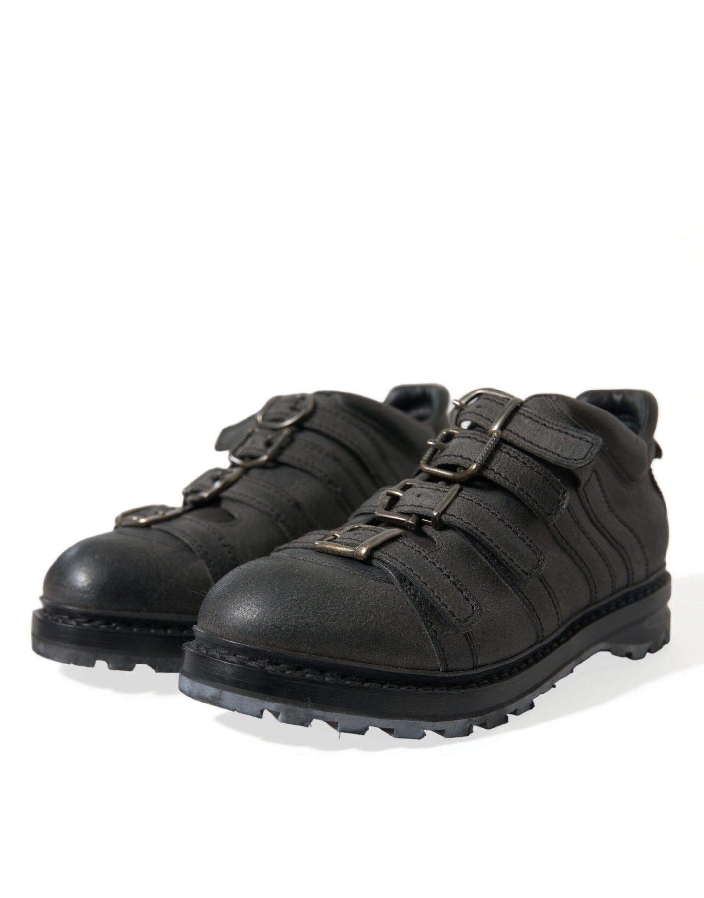 Dolce &amp; Gabbana Herren Stiefeletten mit schwarzem Lederband