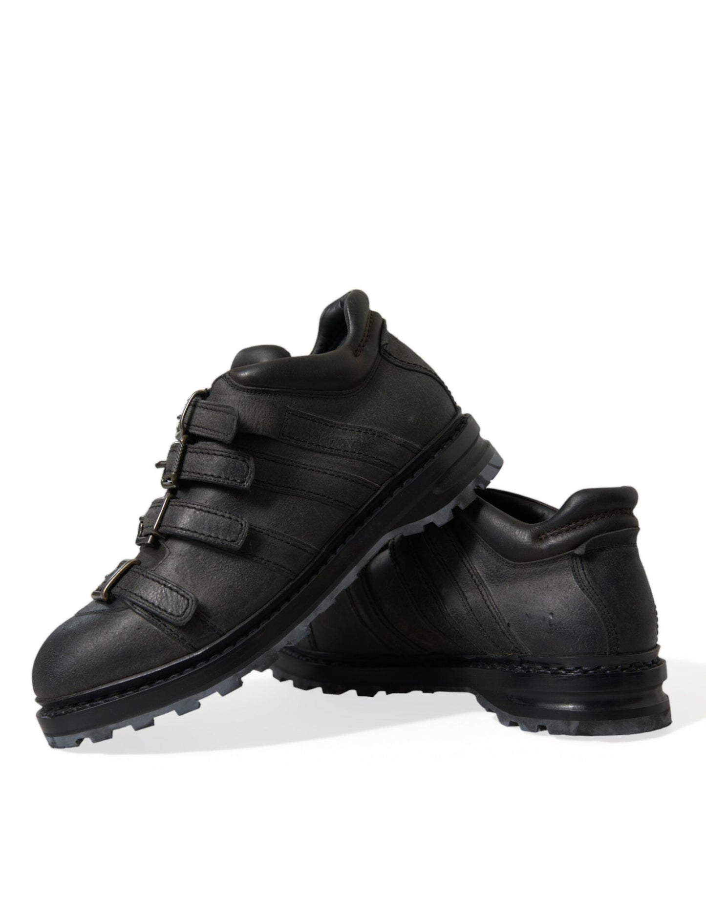 Dolce &amp; Gabbana Herren Stiefeletten mit schwarzem Lederband