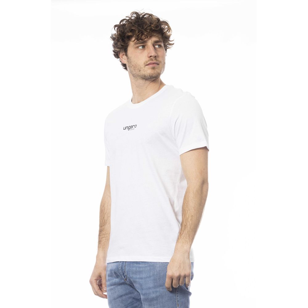 Ungaro Sport Herren-T-Shirt aus weißer Baumwolle