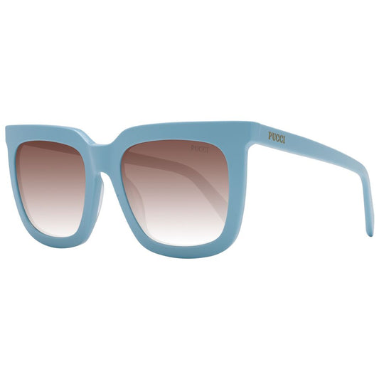 Emilio Pucci – Blaue Sonnenbrille aus Kunststoff