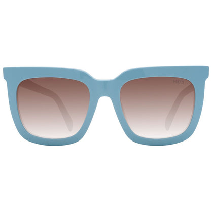 Emilio Pucci – Blaue Sonnenbrille aus Kunststoff
