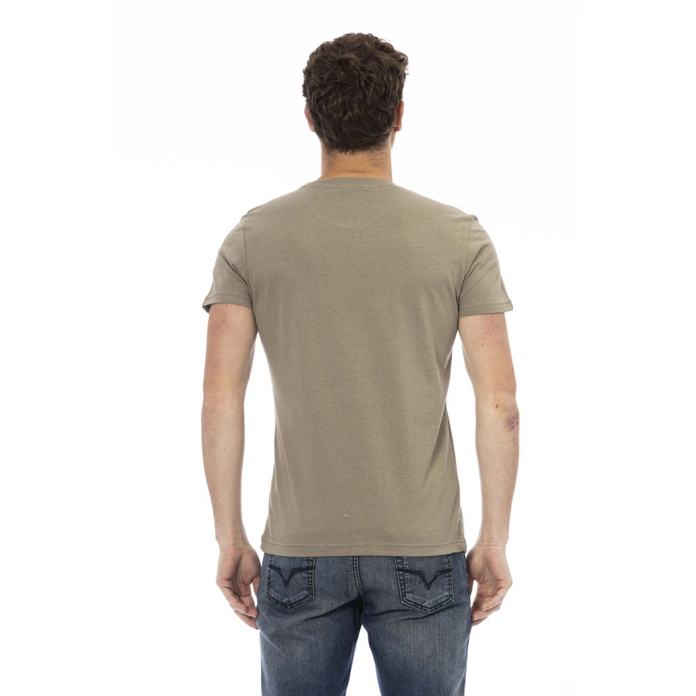 Trussardi Action Grünes Baumwoll-T-Shirt für Herren