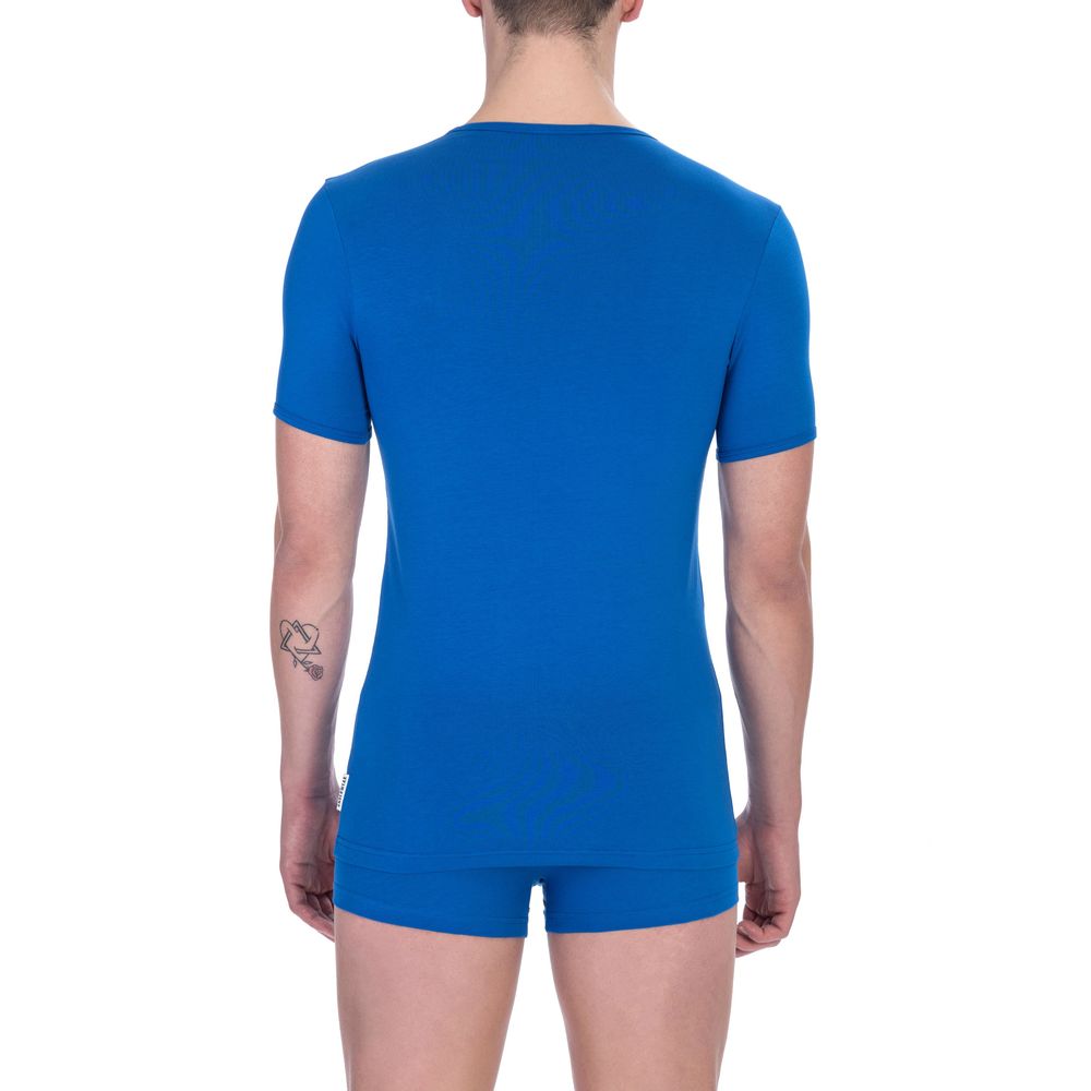 Bikkembergs Herren T-Shirt im Doppelpack, Blau