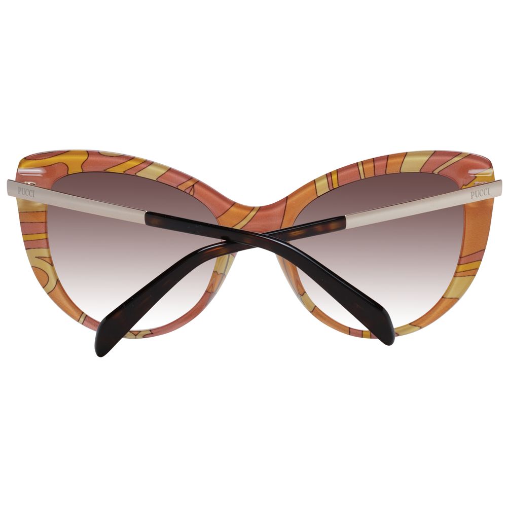 Emilio Pucci Sonnenbrille aus braunem Kunststoff