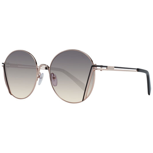 Emilio Pucci Roségold Damen Sonnenbrille