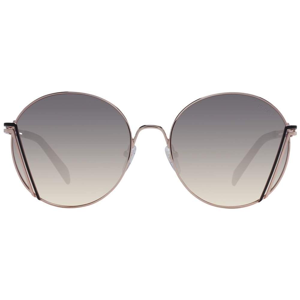 Emilio Pucci Roségold Damen Sonnenbrille