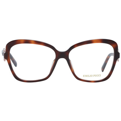 Emilio Pucci Braune Damen-Brillenfassung