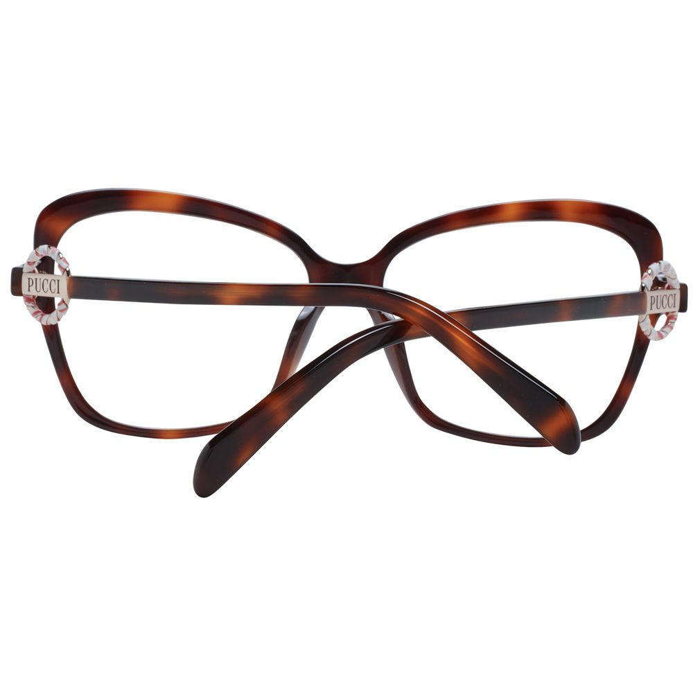 Emilio Pucci Braune Damen-Brillenfassung