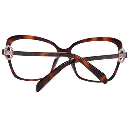 Emilio Pucci Braune Damen-Brillenfassung