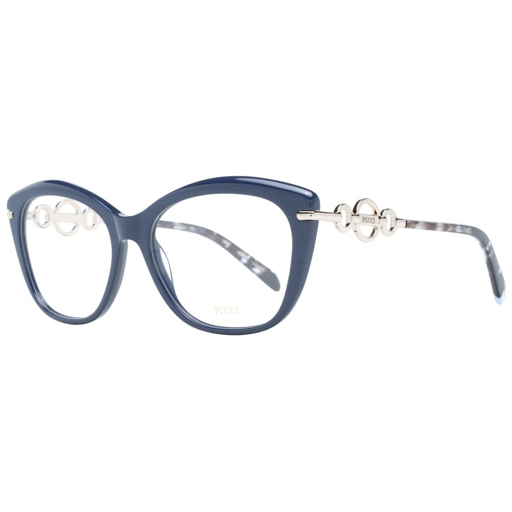 Emilio Pucci Blaue Damen-Brillenfassung