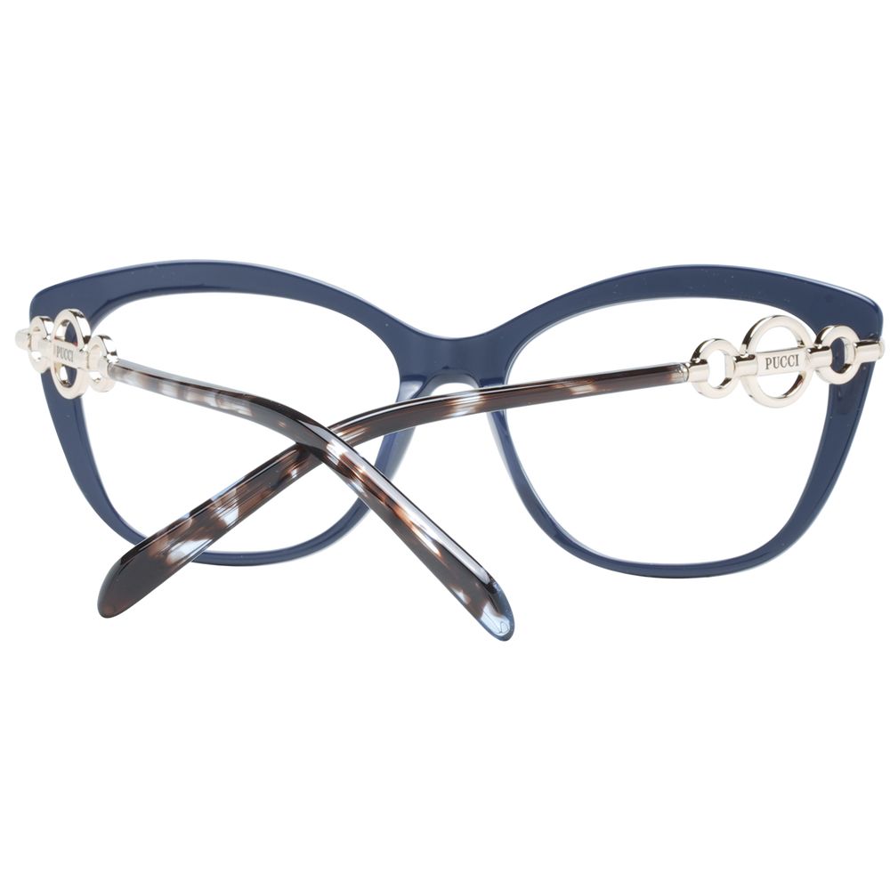 Emilio Pucci Blaue Damen-Brillenfassung