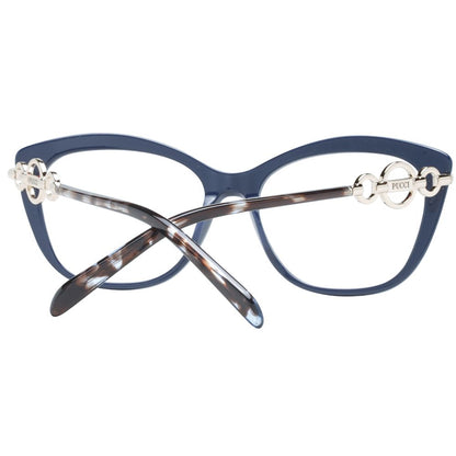 Emilio Pucci Blaue Damen-Brillenfassung