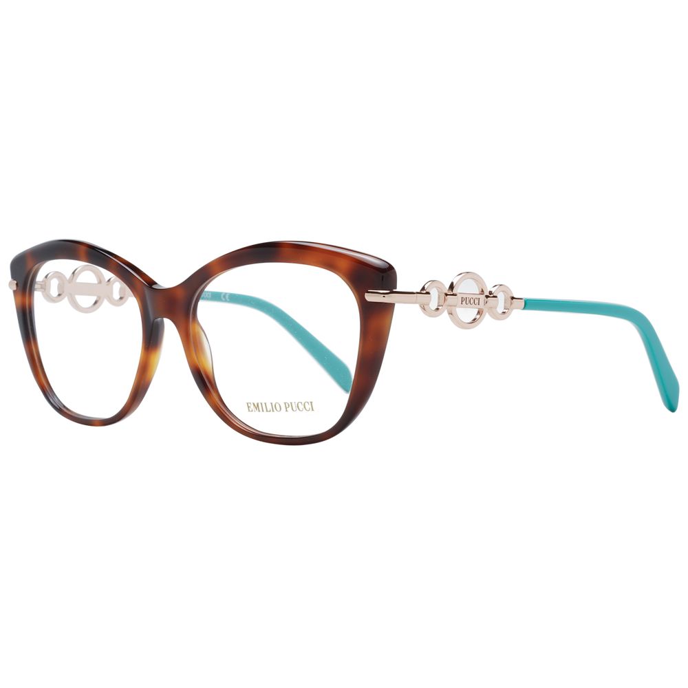 Emilio Pucci Braune Damen-Brillenfassung