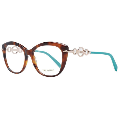 Emilio Pucci Braune Damen-Brillenfassung