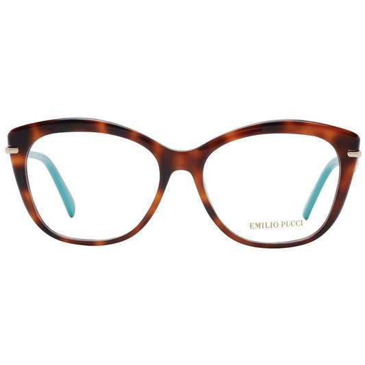 Emilio Pucci Braune Damen-Brillenfassung