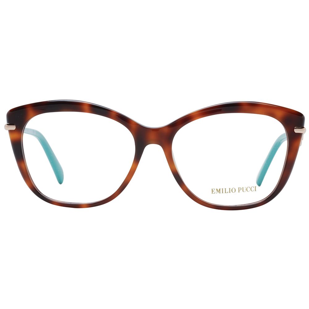 Emilio Pucci Braune Damen-Brillenfassung