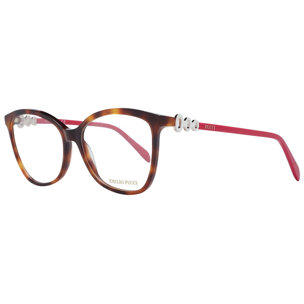 Emilio Pucci Braune Damen-Brillenfassung