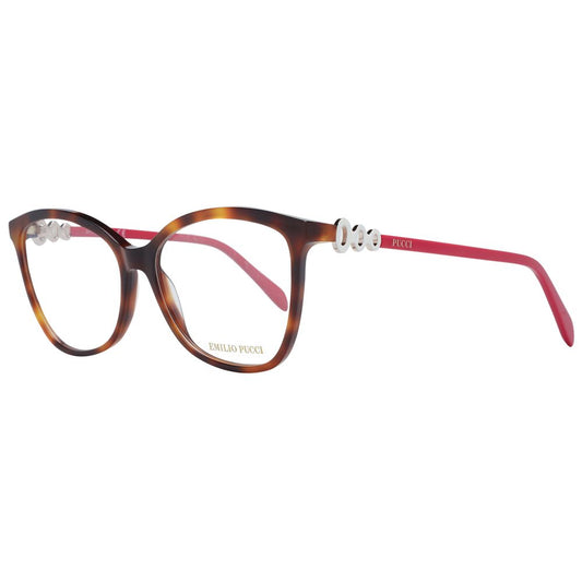 Emilio Pucci Braune Damen-Brillenfassung
