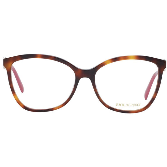 Emilio Pucci Braune Damen-Brillenfassung