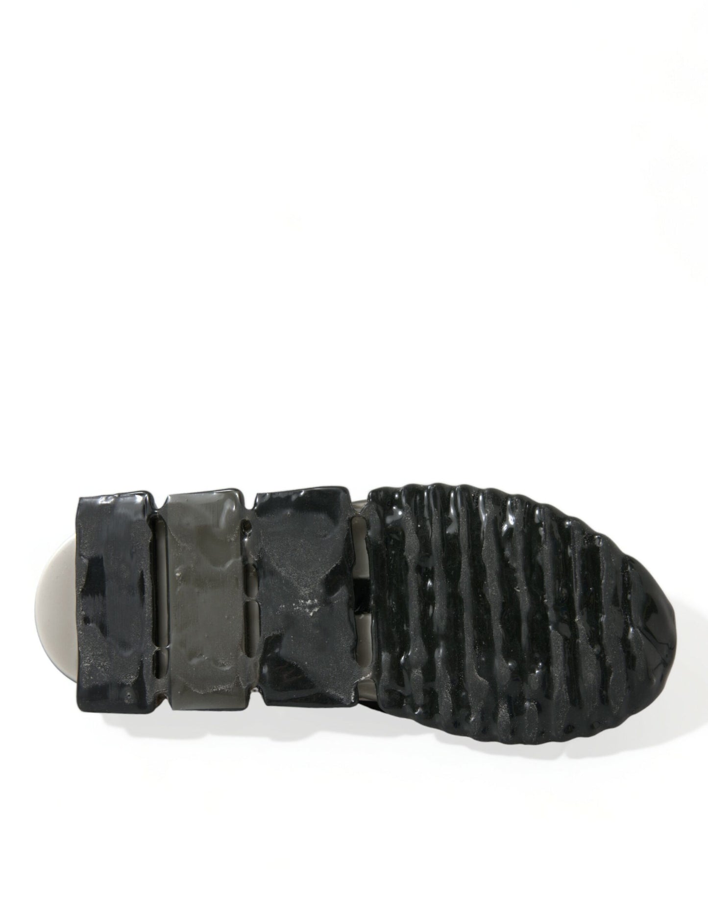 Dolce &amp; Gabbana Schwarz-Weiß Slip-On Sneakers Sorrento Schuhe