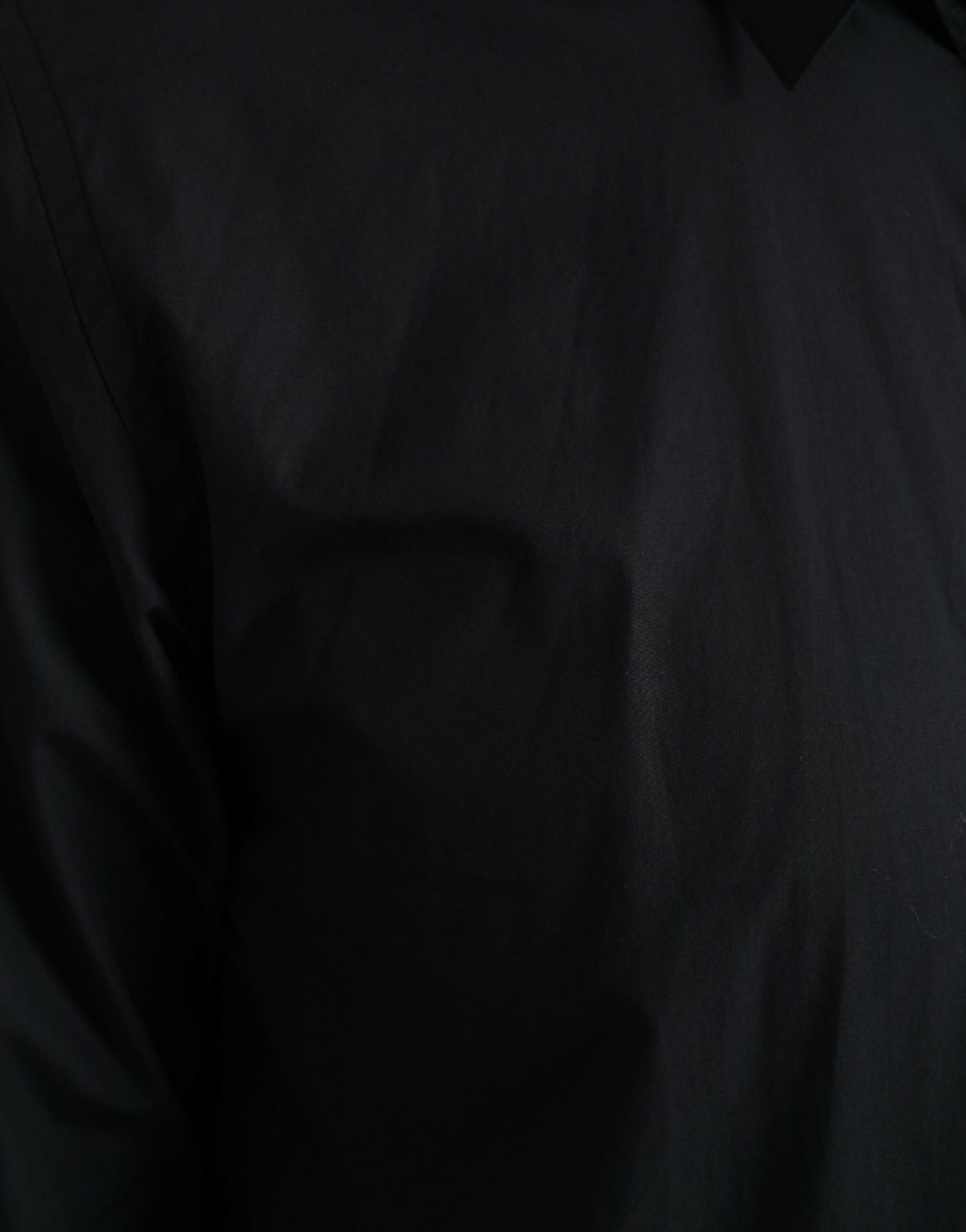 Dolce &amp; Gabbana – Marineblaues formelles Hemd aus Baumwolle mit Kragen