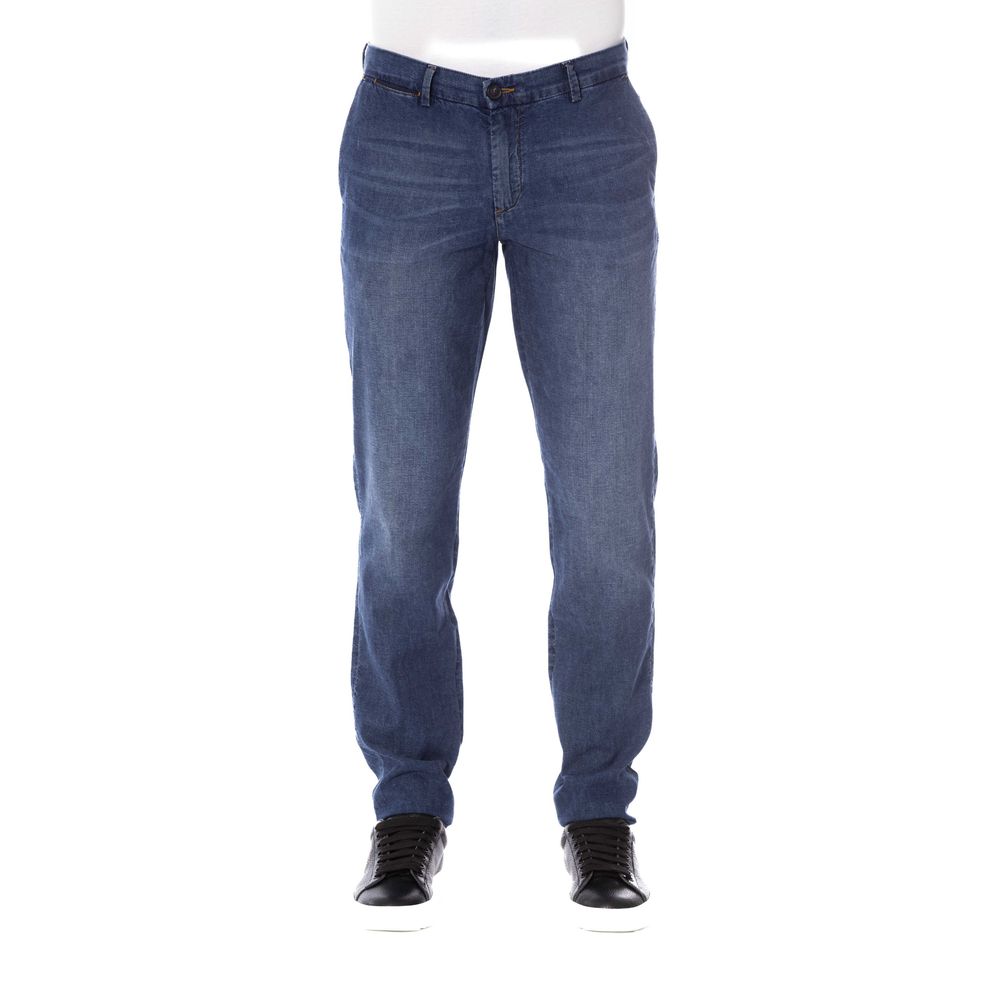 Trussardi Jeans Blau Baumwolle Herren Jeans