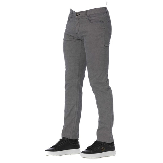 Trussardi Jeans Graue Baumwollhose für Herren