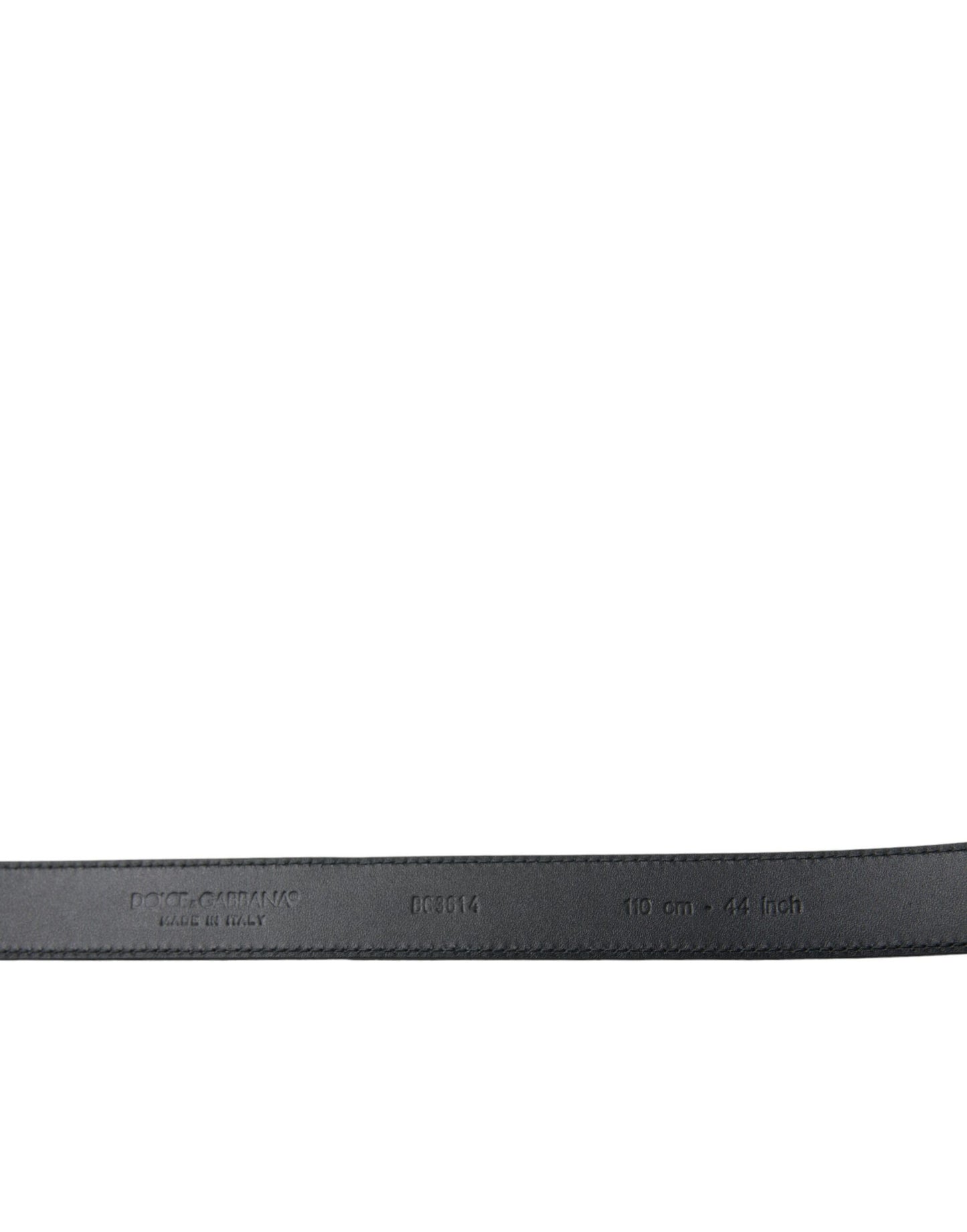 Dolce &amp; Gabbana – Gürtel aus schwarzem Wildleder mit goldener Metallschnalle