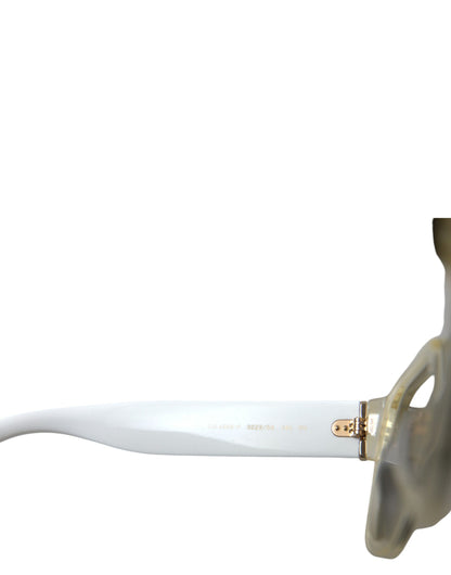 Dolce &amp; Gabbana – Sonnenbrille DG4356 mit verspiegelten Gläsern aus weißem Acetat