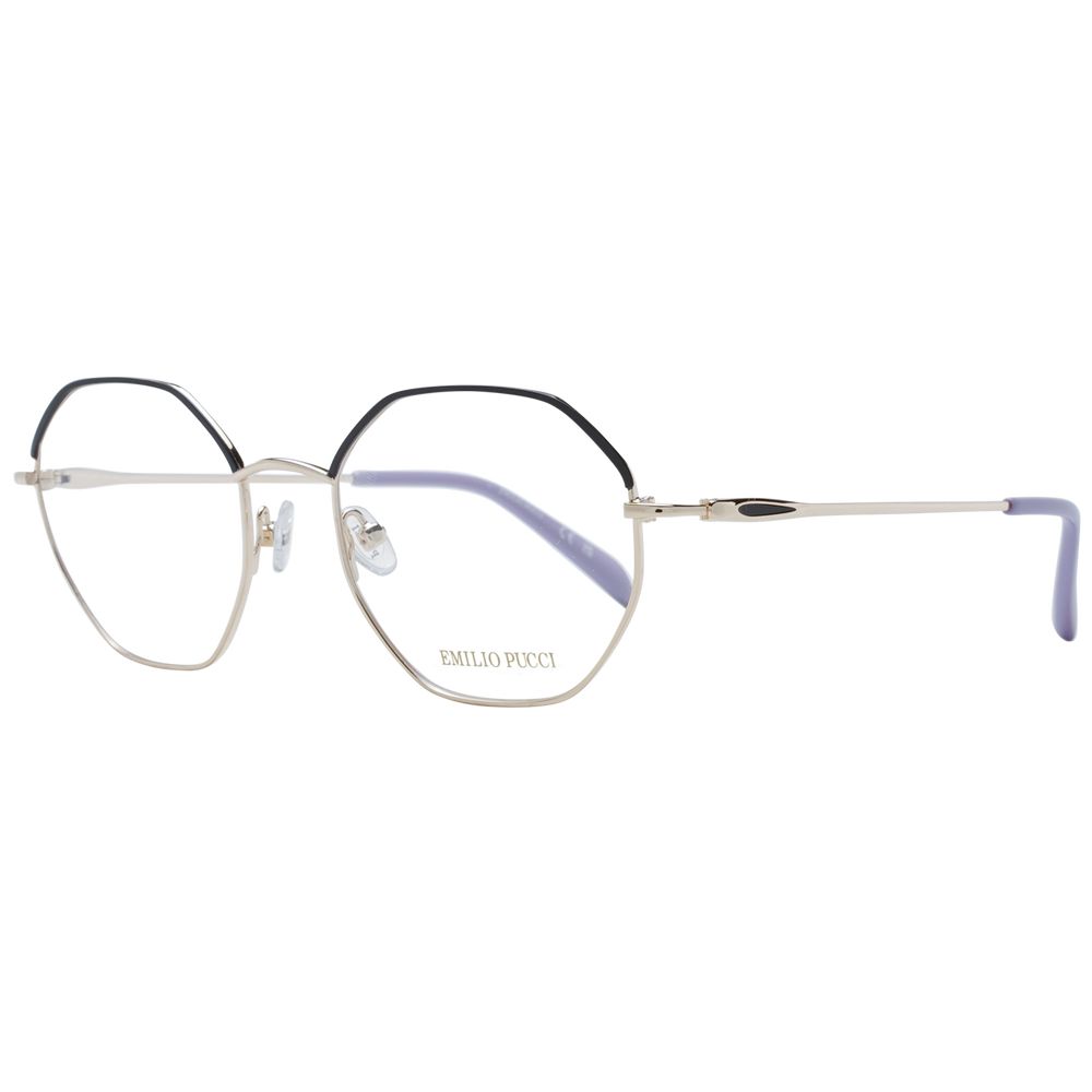 Emilio Pucci Schwarze Metallbrille (Gestell)